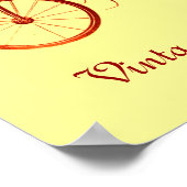 ヴィンテージカー収集、黄色の茶色 ポスター (角)