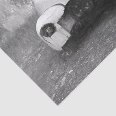 ヴィンテージカー素朴アンティークブラックアンドホワイトアート 薄葉紙 (詳細)