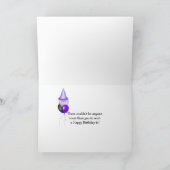 ヴィンテージカー誕生日 カード (内部)