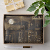 ヴィンテージカー車庫と修理店 薄葉紙 (ギフト)