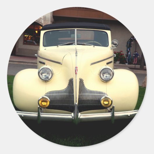 ヴィンテージカー092 ラウンドシール (正面)