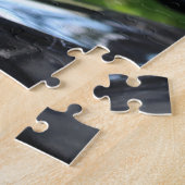 ヴィンテージカー&アメリカ国旗のパズル ジグソーパズル (側面)