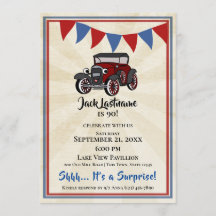 ヴィンテージカー&バンティンサプライズ誕生日