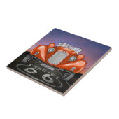 ヴィンテージカー – ルート66 - SRF タイル (側面)