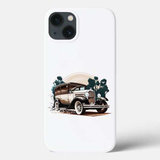 ヴィンテージカー – レトロオートエレガンスiPhoneケース Case-Mate iPhoneケース (裏面)