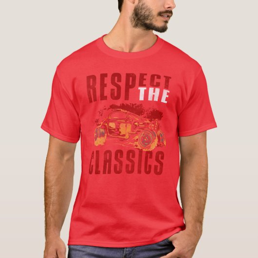 ヴィンテージカー 伝説のオールドスクール 貴重な友人 Tシャツ (正面)
