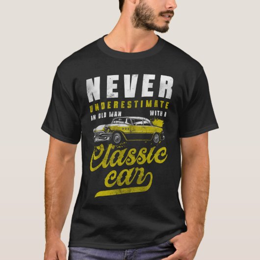 ヴィンテージカー 伝説のマッスルカー 貴重なガールフレンド Tシャツ (正面)