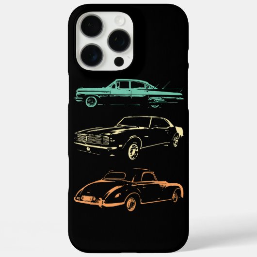 ヴィンテージカー – 80sおよび90sグラフィックレトロ Case-Mate iPhoneケース (裏面)