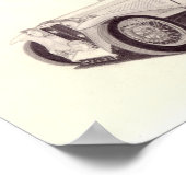 ヴィンテージカー： MG TC ポスター (角)