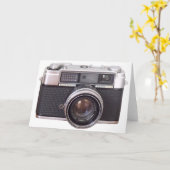 ヴィンテージカ空白のード カード (黄色い花)