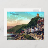 ヴィンテージカ1900コケムモセルストラッセモゼル川 ポストカード (正面/裏面)