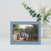 ヴィンテージカ1900スカンセンスウェーデンド伝統的レス ポストカード (スタンド正面)