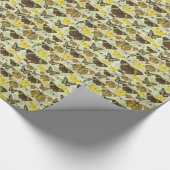 ヴィンテージガの図 ラッピングペーパー (角)