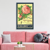 ヴィンテージガイドバラ文化本カバーアート1891 キャンバスプリント (インサイチュ (リビング))