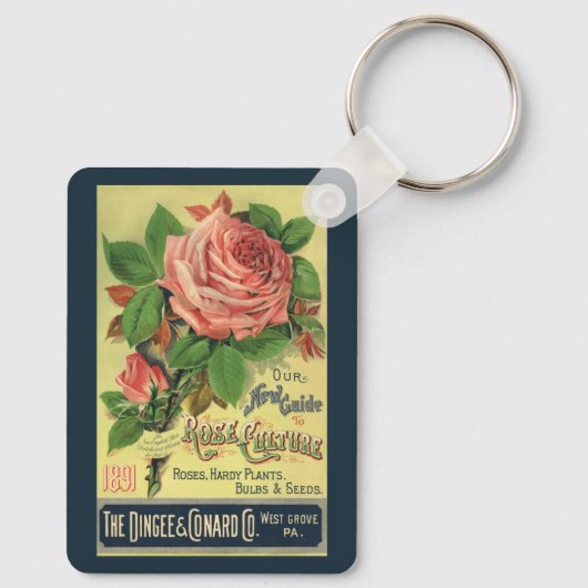 ヴィンテージガイドバラ文化本カバーアート1891 キーホルダー (裏面)