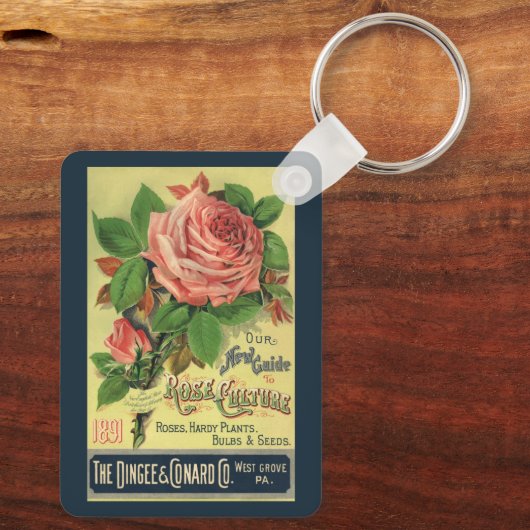 ヴィンテージガイドバラ文化本カバーアート1891 キーホルダー (裏面)
