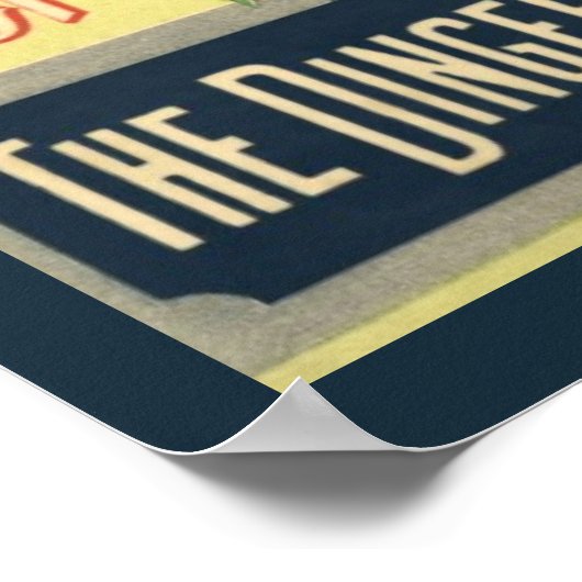 ヴィンテージガイドバラ文化本カバーアート1891 ポスター (角)