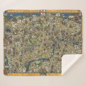 ヴィンテージガイド – ロンドン シェルパブランケット (正面(横))