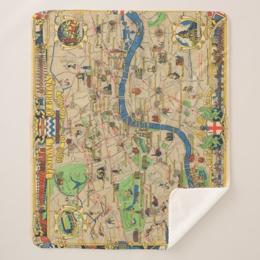 ヴィンテージガイド – ロンドン シェルパブランケット (正面)