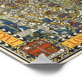 ヴィンテージガイド – ロンドン ポスター (角)