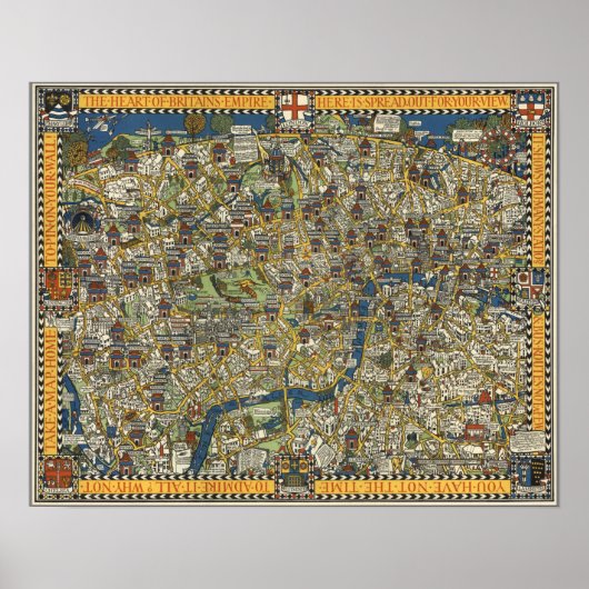 ヴィンテージガイド – ロンドン ポスター (正面)