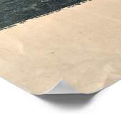 ヴィンテージガイネズビルTX(1891)の地図 ポスター (角)