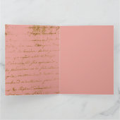 ヴィンテージガウン カード (内部)