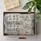 ヴィンテージガグランジス&ボタニカルハロウィーンコラージュ 薄葉紙 (ギフト)