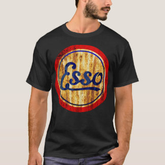 ヴィンテージガスの兆候は地獄のように錆びる Tシャツ