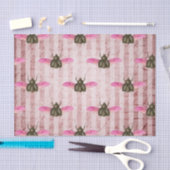 ヴィンテージガストライプのス 薄葉紙 (クラフト)