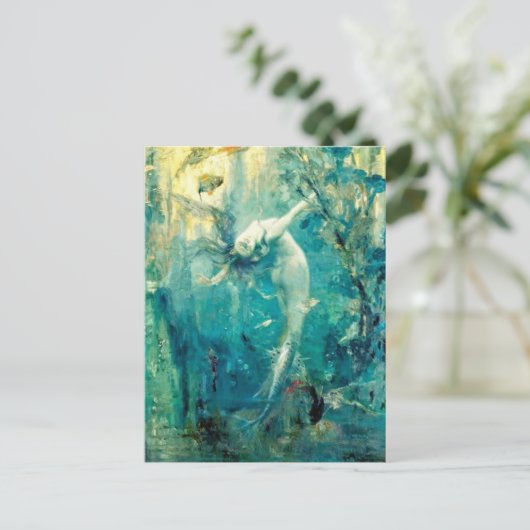 ヴィンテージガストンホフマンザマーメイド ポストカード (スタンド正面)