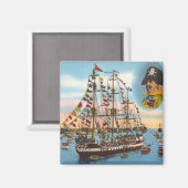 ヴィンテージガスパリラパイレーツシップタンパ マグネット (正面/裏面)