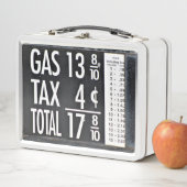 ヴィンテージガスポンプ価格表 メタルランチボックス (インサイチュ)