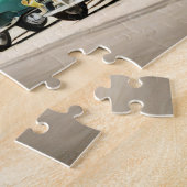 ヴィンテージガソリンスタンド3写真パズルインターネットJigsa ジグソーパズル (側面)