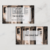 ヴィンテージガソリンポンプ 名刺 (正面/裏面)