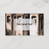 ヴィンテージガソリンポンプ 名刺 (裏面)