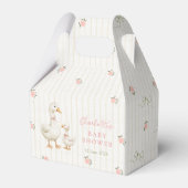 ヴィンテージガチョウベビーシャワー フェイバーボックス (正面サイド)