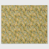 ヴィンテージガラガラ型包み紙 ラッピングペーパー (フラット)