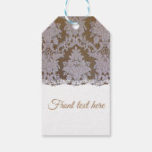 ヴィンテージガラスの燭台 ギフトタグ (裏面)