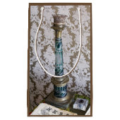 ヴィンテージガラスの燭台 スモールペーパーバッグ (正面)