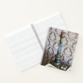 ヴィンテージガラスの燭台 ノートブック (内部)