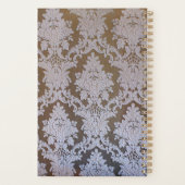 ヴィンテージガラスの燭台 プランナー手帳 (裏面)