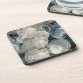 ヴィンテージガラスの絶縁体 コースター (左側)