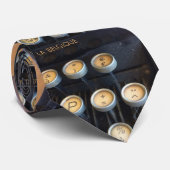 ヴィンテージガラスはタイプライターのタイを調整します ネクタイ (ロール)