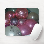 ヴィンテージガラスクリスマスオーナメントスチルライフ マウスパッド (マウス)