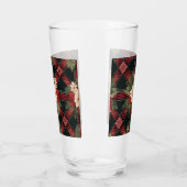 ヴィンテージガラス水瓶の格子模様 タンブラーグラス (左)