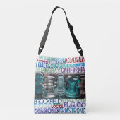 ヴィンテージガラス碍子トート クロスボディバッグ (裏面)