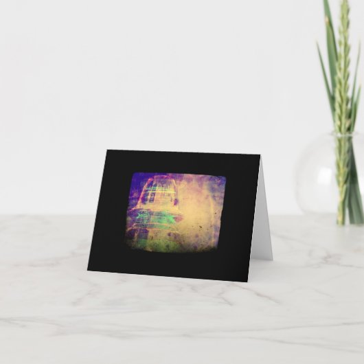 ヴィンテージガラス絶縁体 カード (正面)