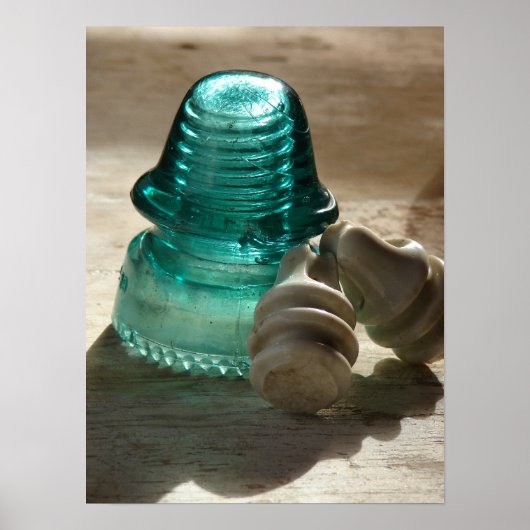 ヴィンテージガラス電気 ポスター (正面)