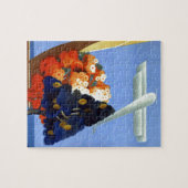 ヴィンテージガルダイタリアヨーロッパ航空旅行 ジグソーパズル (横)